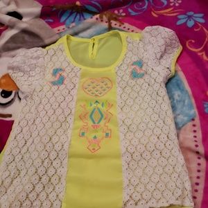 Bright bohemian blouse.